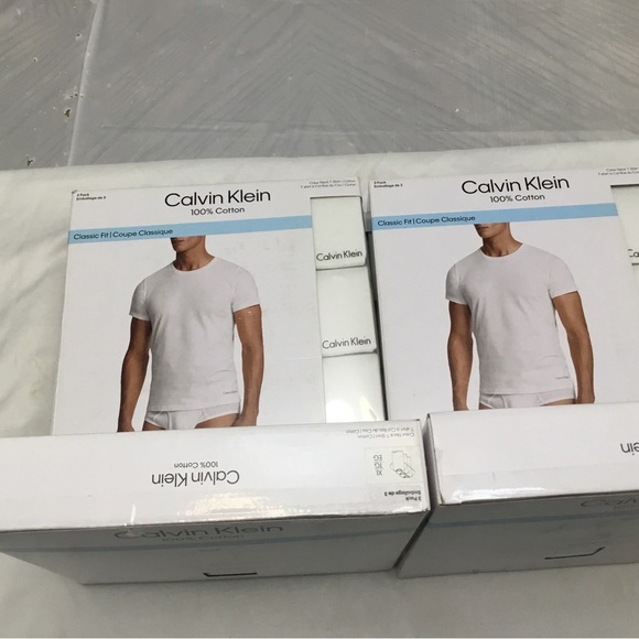 Calvin Klein White Undershirts Essential Comfort - Picture 1 of 8